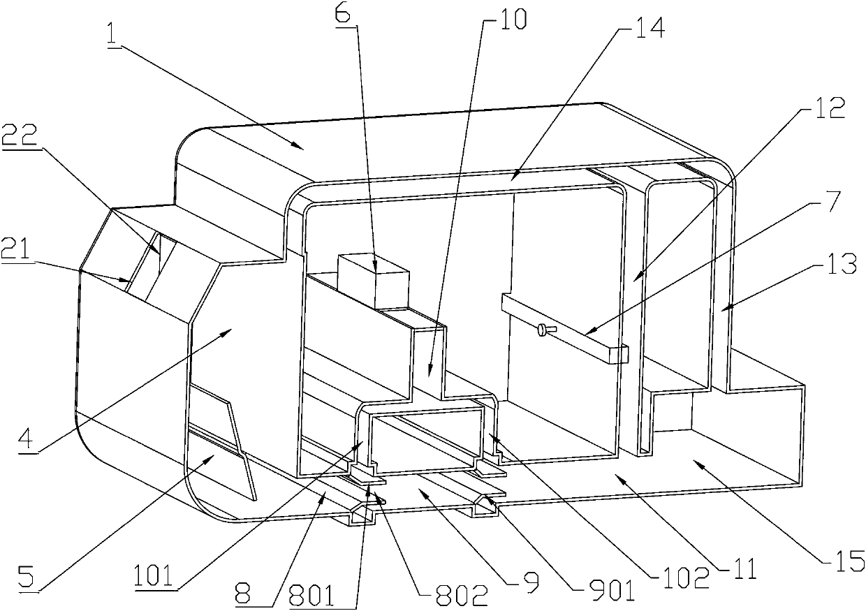 A kind of cashmere conveying device