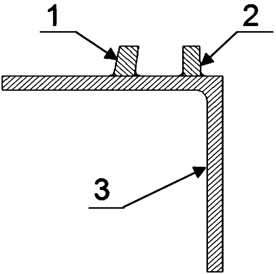 Hot rolling forming process of door frame steel for civil air defense