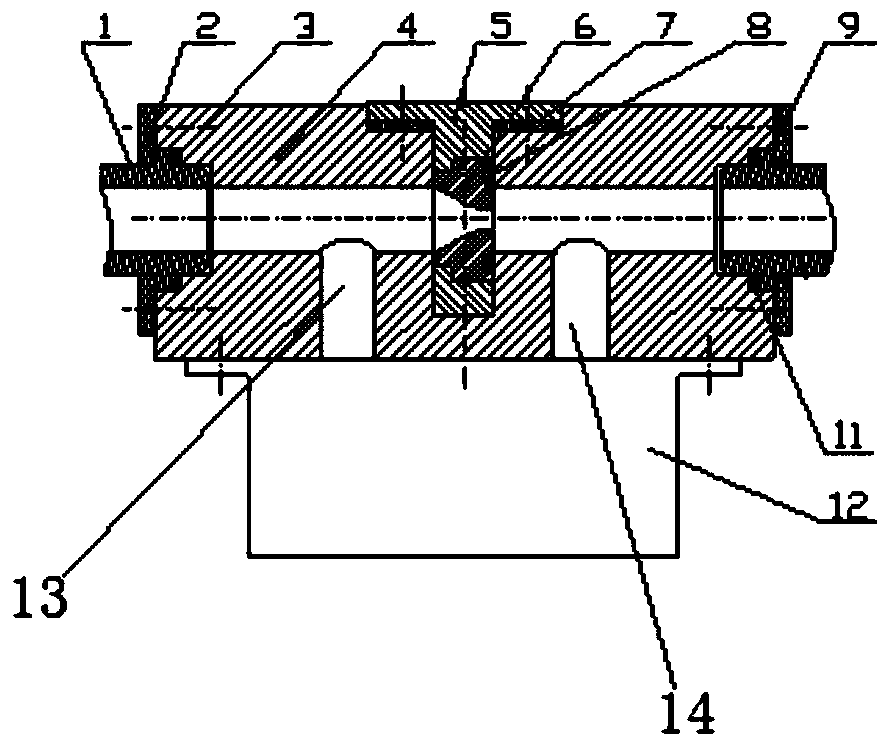 A replaceable nozzle connection assembly