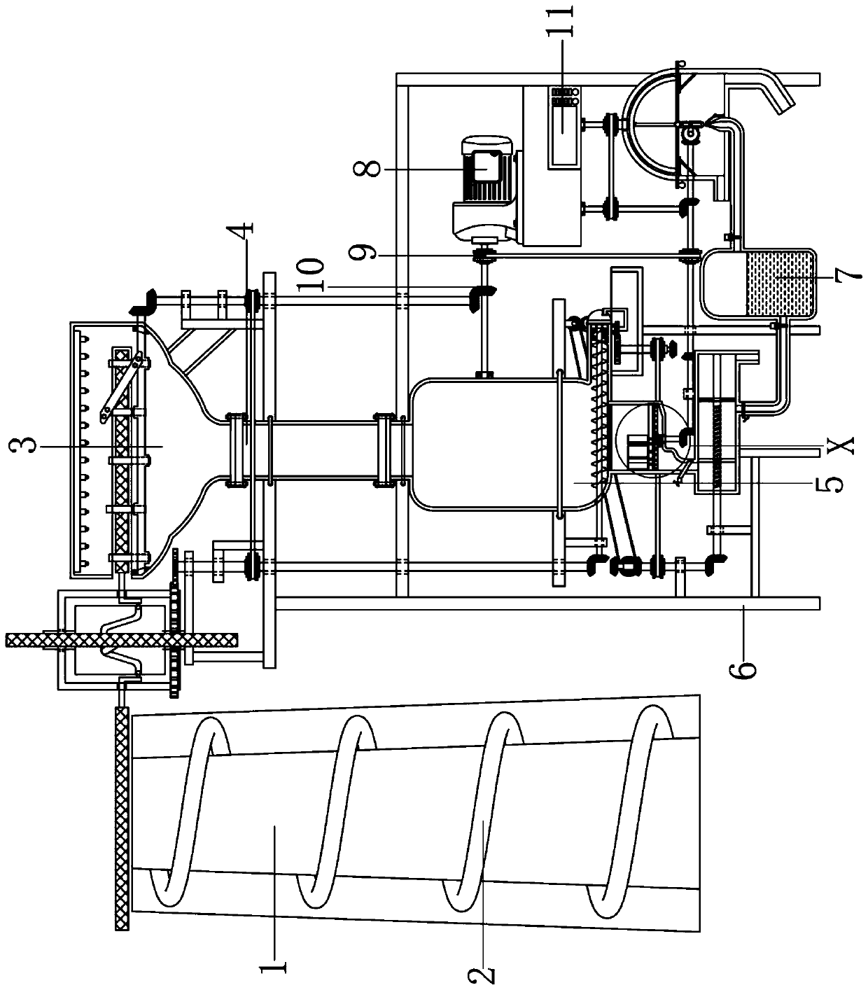 Waste gas cracking device