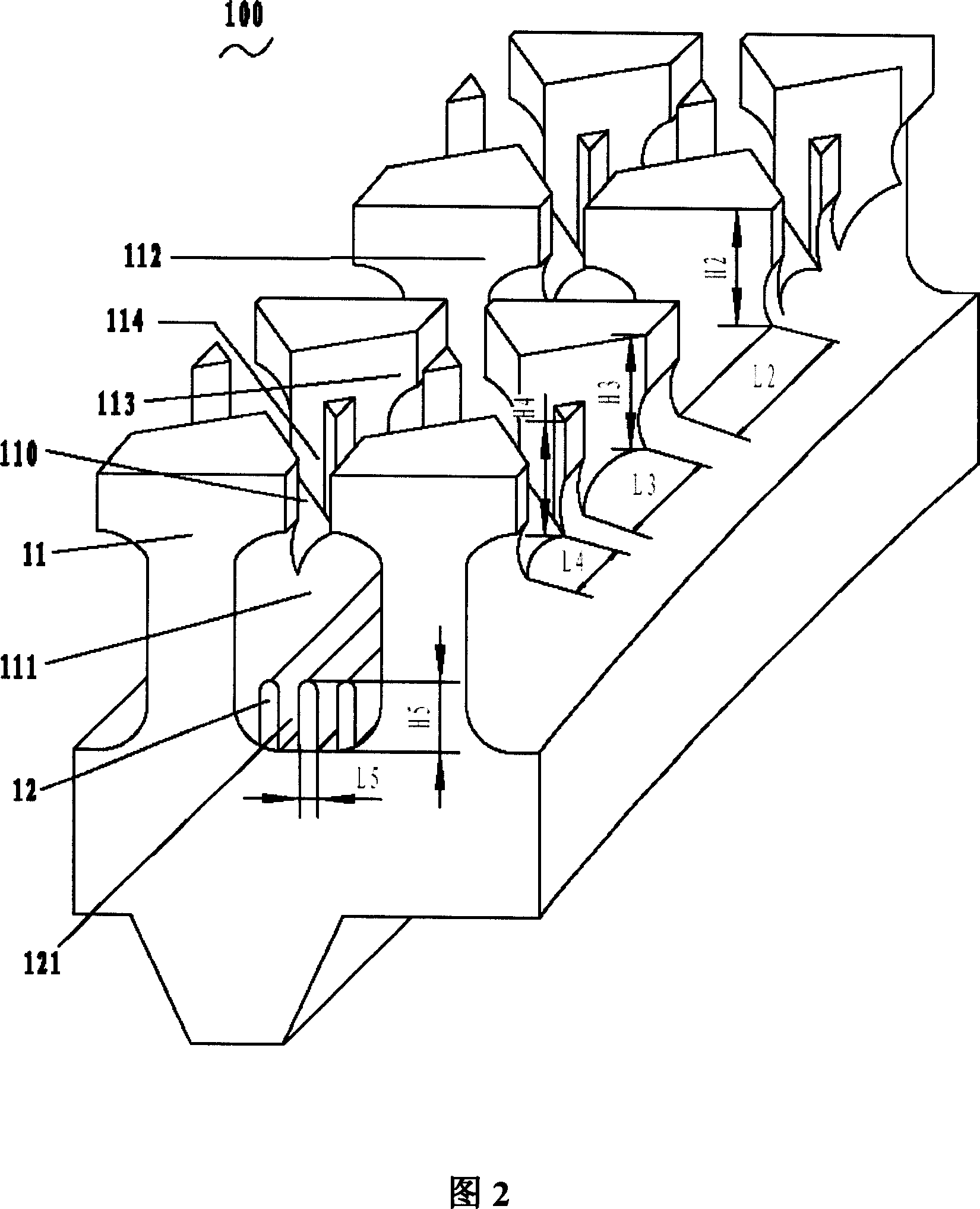 Flooded copper-evaporating heat-exchanging pipe for electric refrigerator set