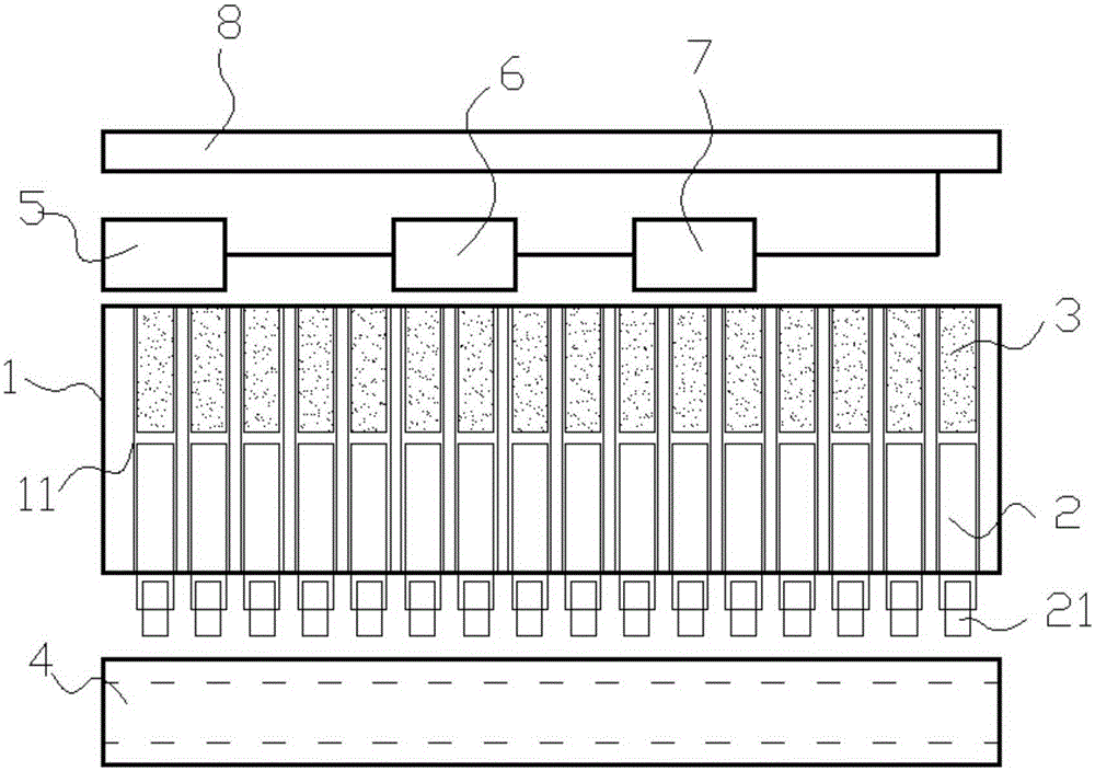 A variable embossing machine