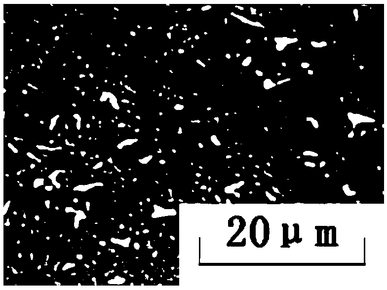 Gold phase tissue method for displaying martensite-austenite phase of steel