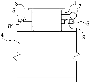 The construction method of the non-stop production bump opening of the pipeline under pressure