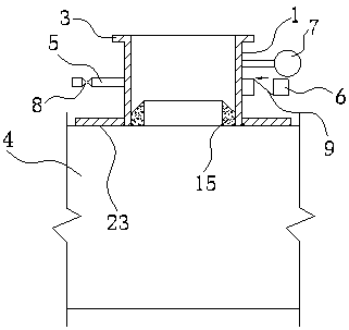 The construction method of the non-stop production bump opening of the pipeline under pressure