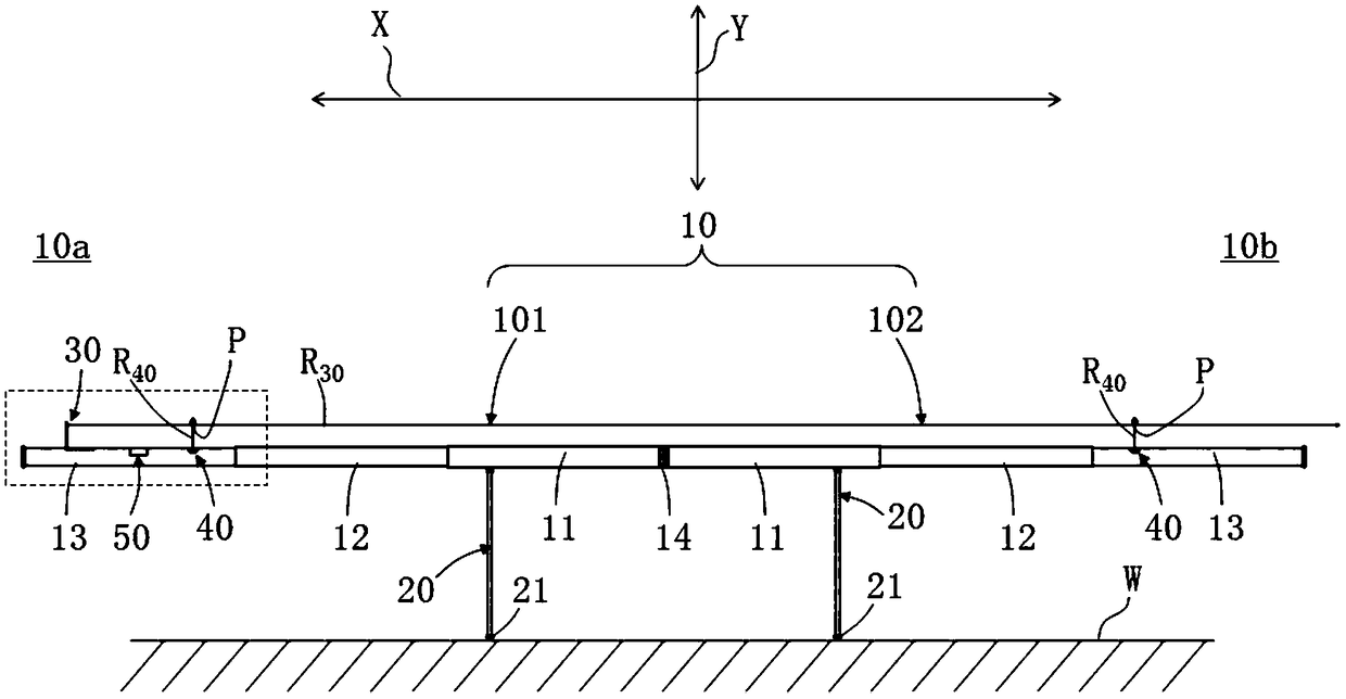 Laser marking and positioning device and construction spring line marking and positioning method thereof