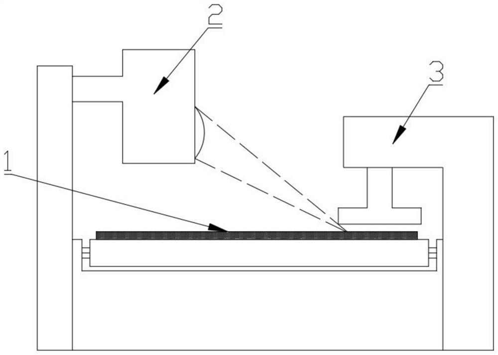 Melt-blown fabric analyzing, cutting and forming device