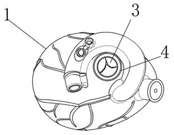 Anti-deformation medical tube capable of self-adapting to internal pressure environment of human body