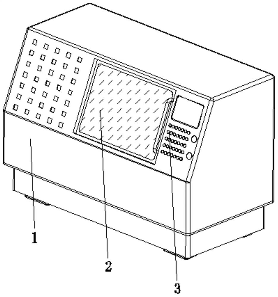 Numerical control machine tool facilitating water drainage