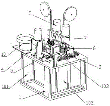 Automatic production equipment for power wires