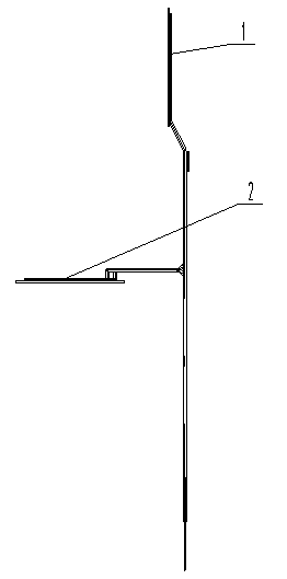 Refrigerating evaporator with auxiliary refrigeration evaporator