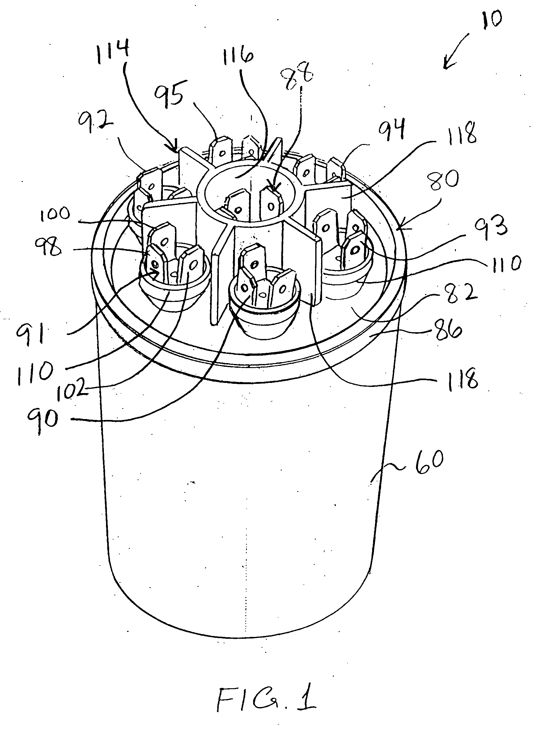 Capacitor for multiple replacement applications