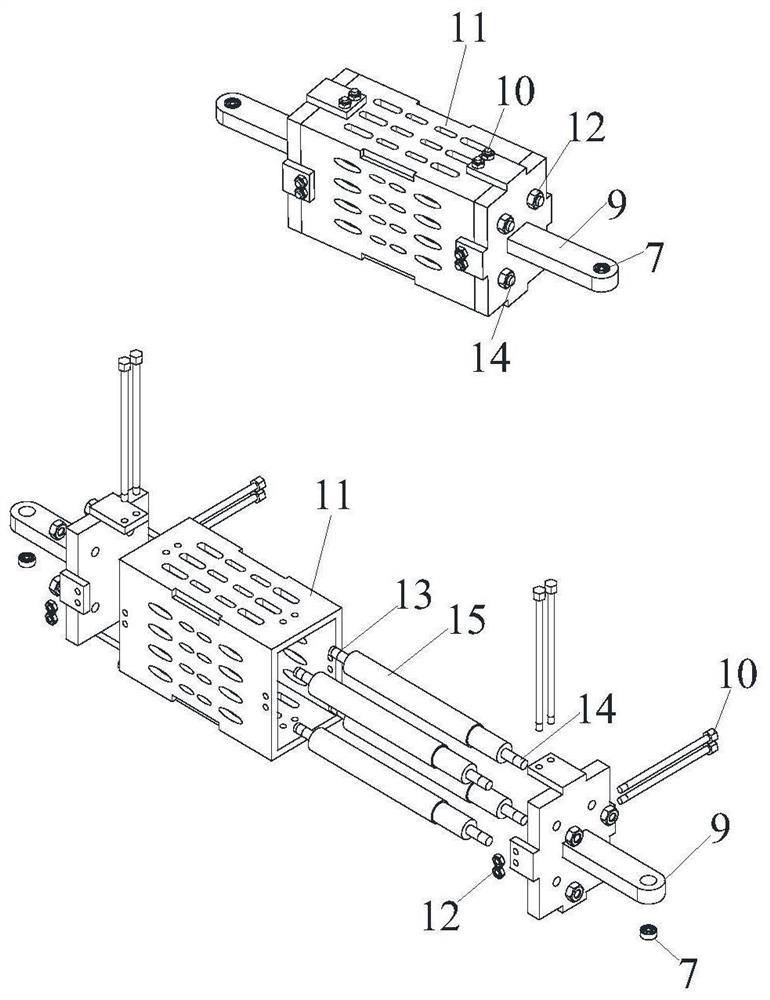 Composite energy consumption system with displacement secondary amplification and triggering self-resetting functions