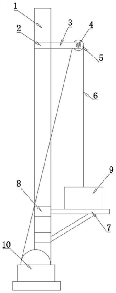 Lifting appliance and method for mounting pole-mounted switch