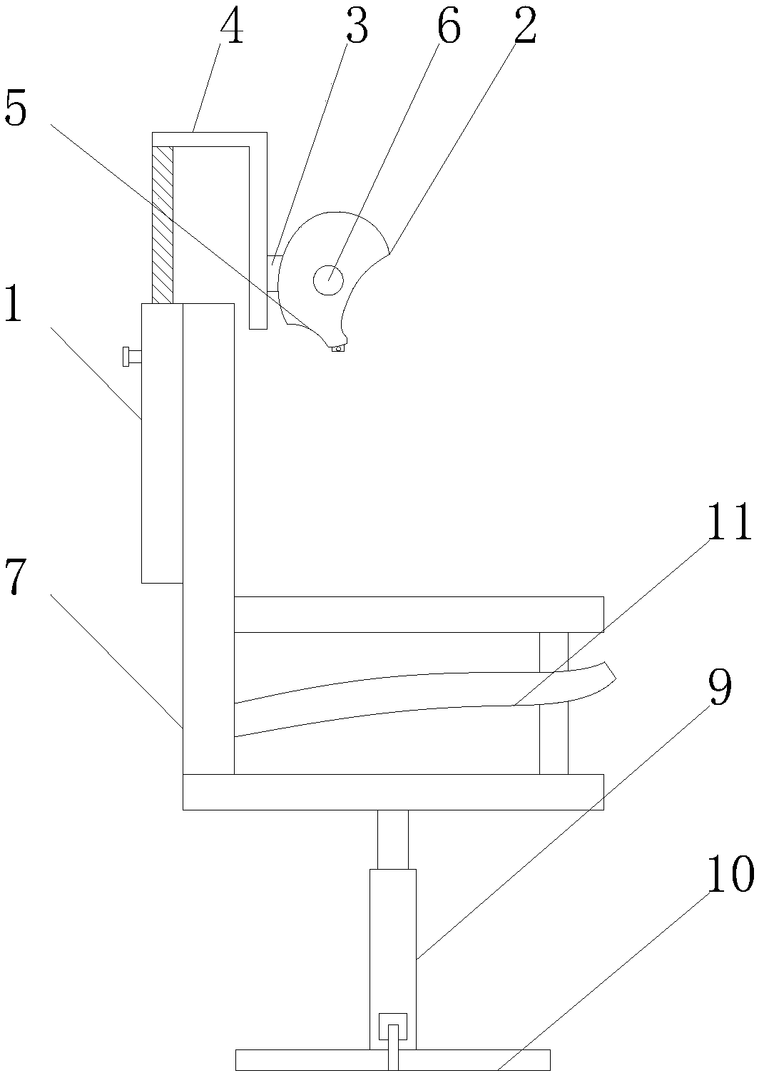 Head fixing device for ear surgery