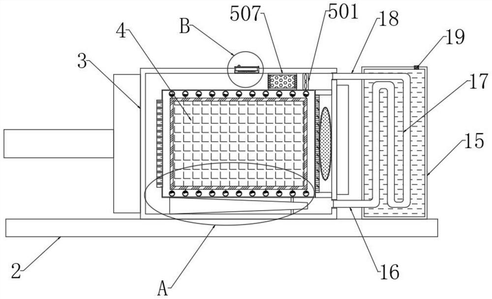 High-thrust axial flow pump motor with efficient cooling function