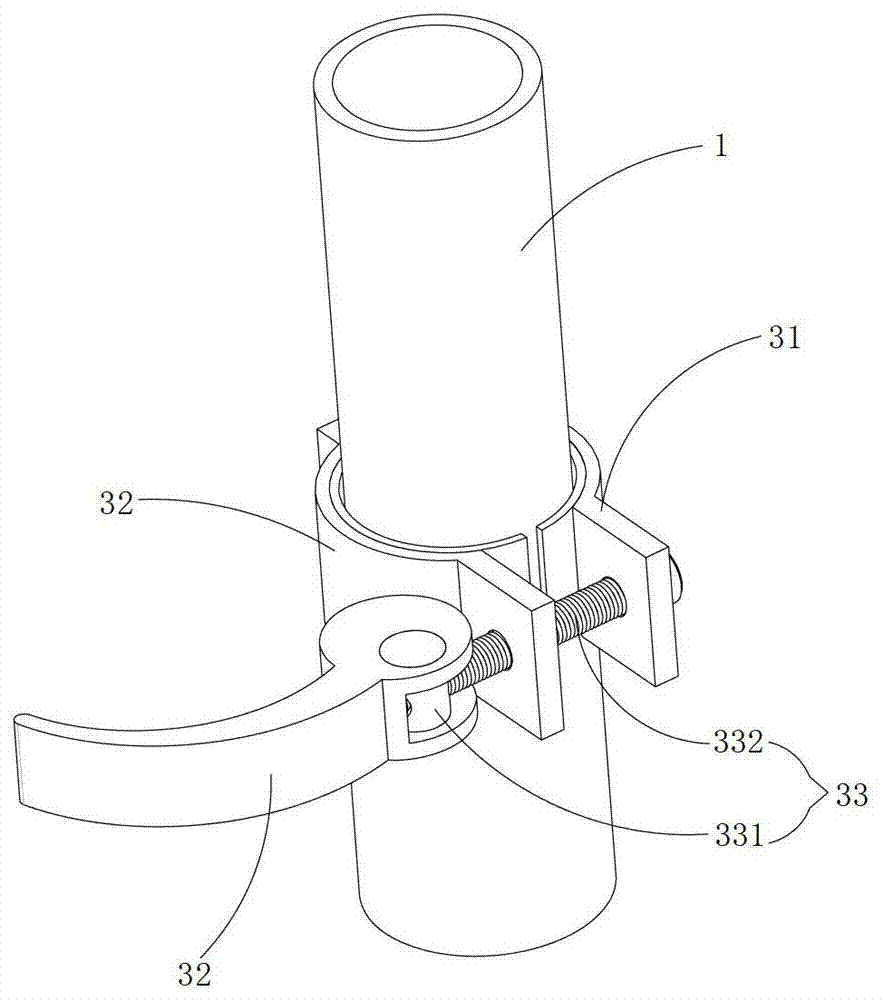 Adjustment structure of light pole and lamp with the adjustment structure