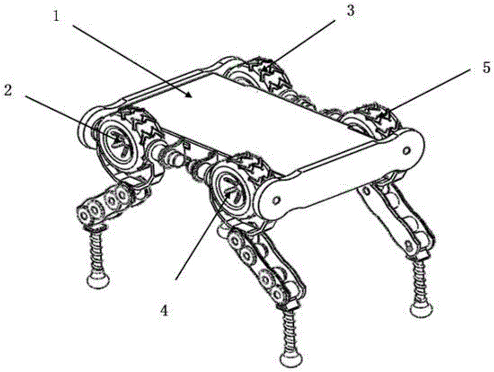 A wheel-leg mode switchable robot