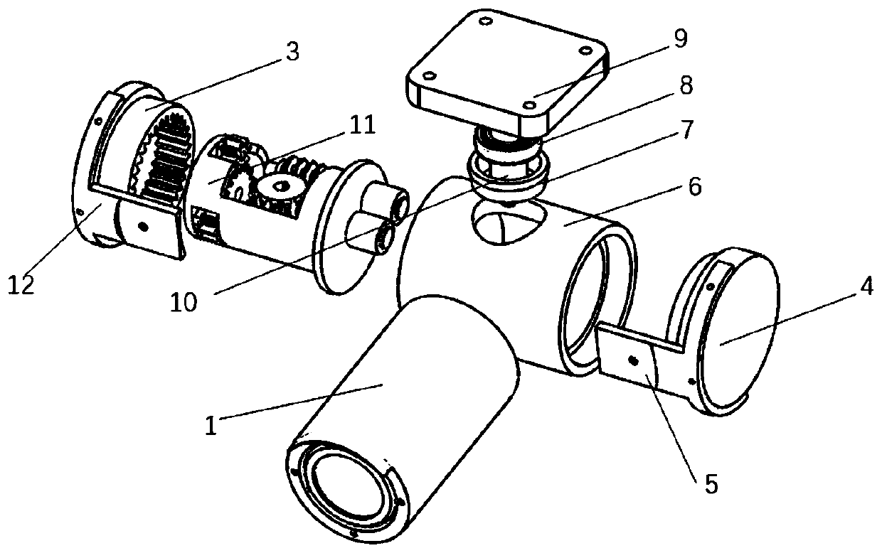 Holder camera shooting intelligent analysis teaching recording and playing all-in-one machine