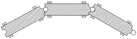 LED lamp convenient to combine and connect