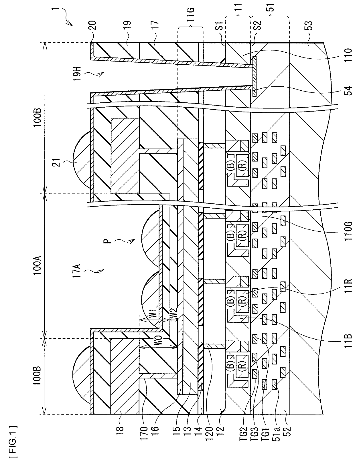 Imaging device and electronic apparatus