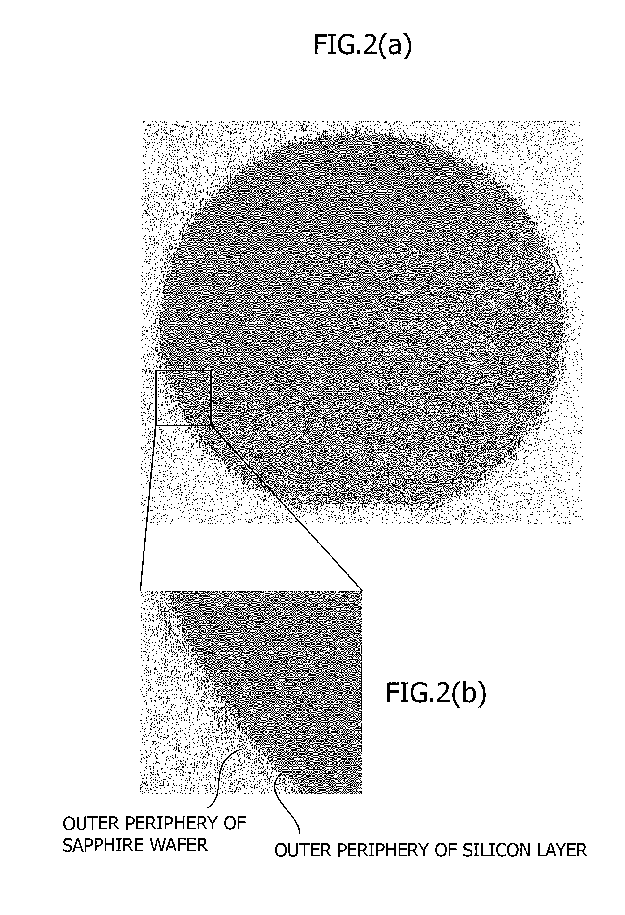 Sos substrate having low surface defect density