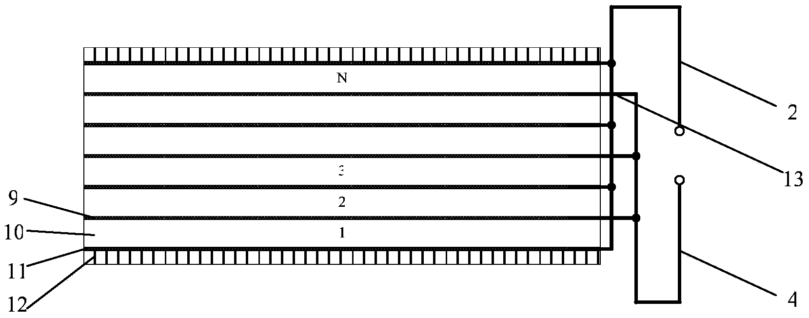 Laminated type PVDF actuator and active and passive hybrid vibration isolator