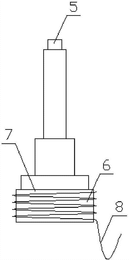 Automatic disengaging device for charging mooring line of multi-rotor unmanned aerial vehicle