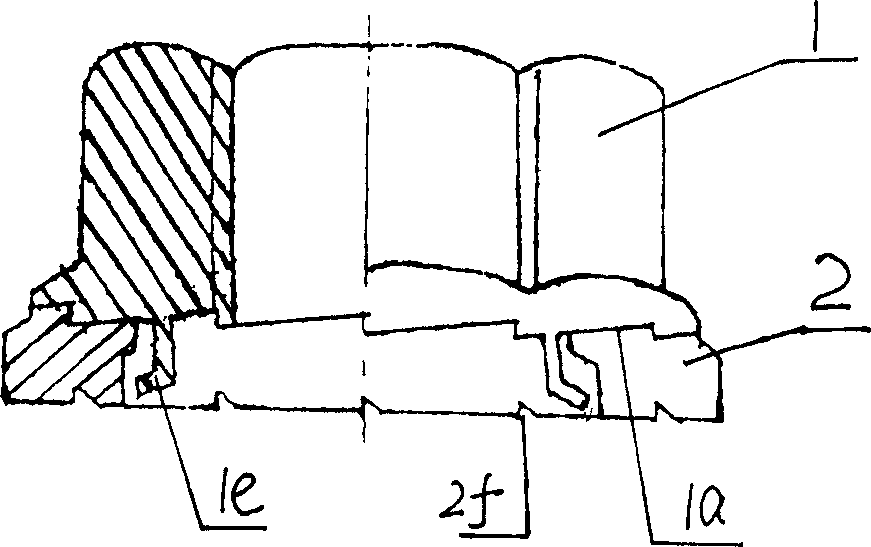 Assembly parts of nut washer