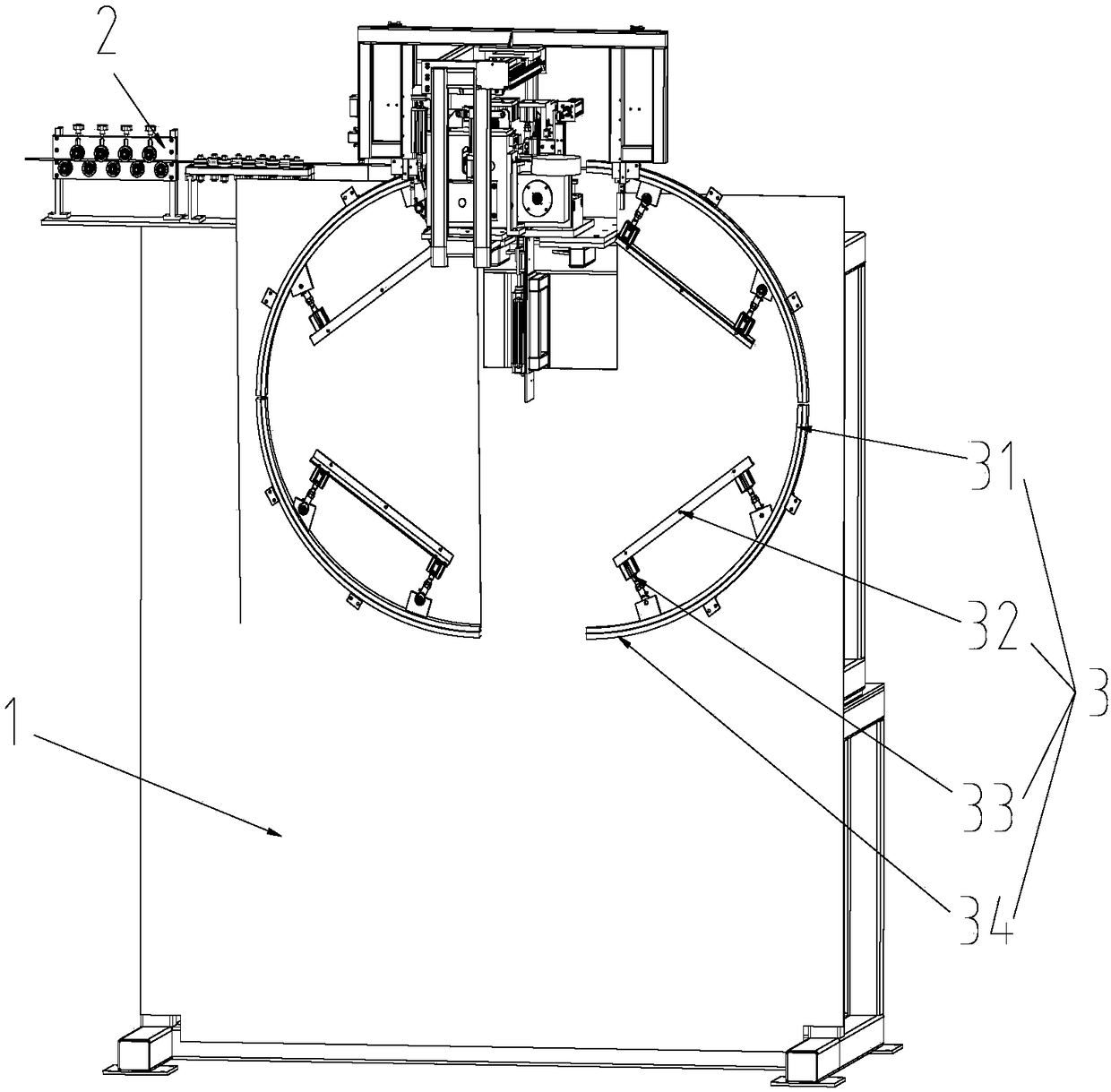 Full-automatic mattress spring frame manufacturing method and device