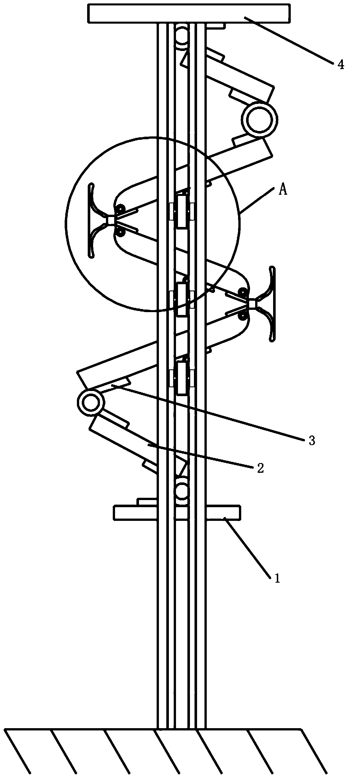 Lifting door convenient to mount