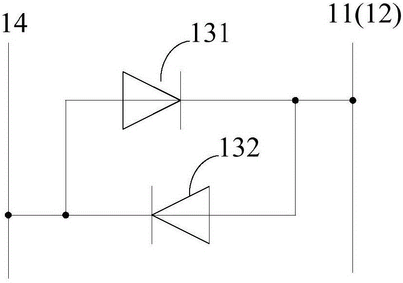 Liquid crystal display panel and antistatic array substrate thereof