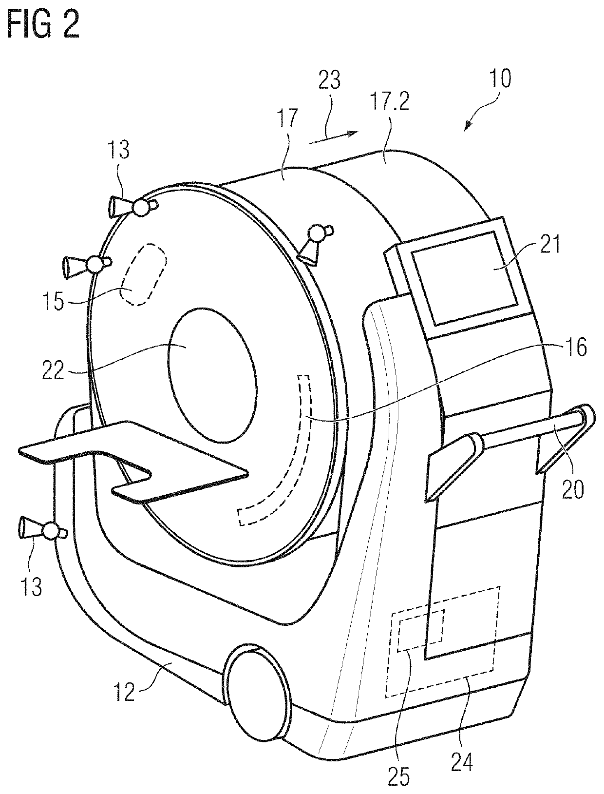 Mobile x-ray device and method for operating a mobile x-ray device