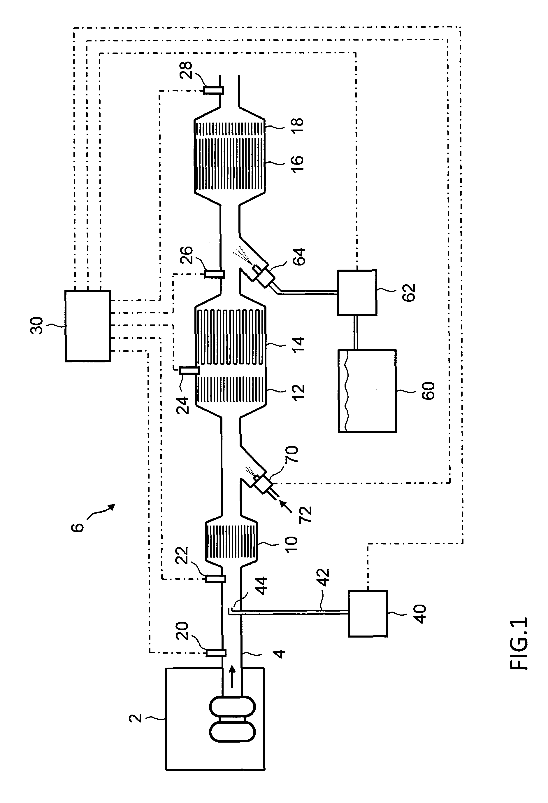 Exhaust aftertreatment system and method for operating the system