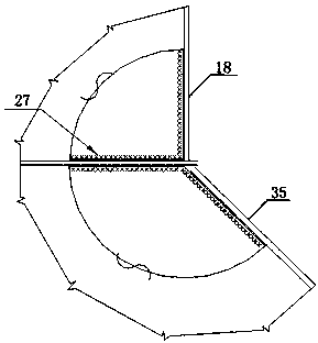 Airtightness detection method of CM node area of liquid cargo tank of LNG ship