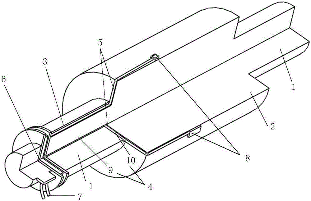 Apparatus and method for detecting rotor-side dynamic thermal parameter of medium-low-speed motor in real time