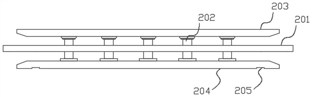 Forming device and method of weighing alarm assembly for intelligent automobile logistics