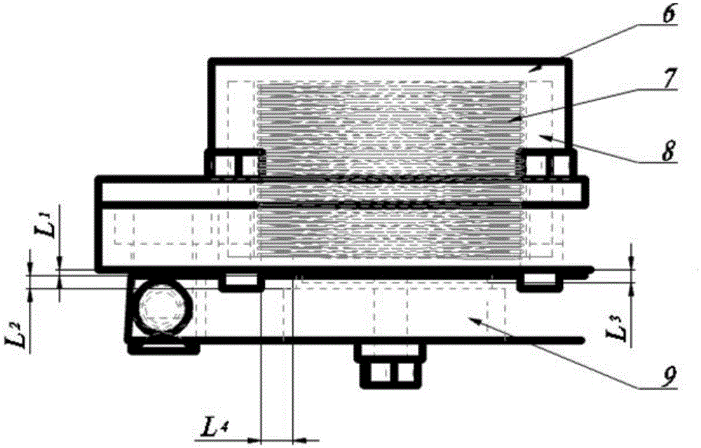 A quick positioning and unloading device for optical cable mechanical performance test