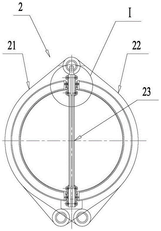 Deep sludge dehydration treatment device and treatment method thereof