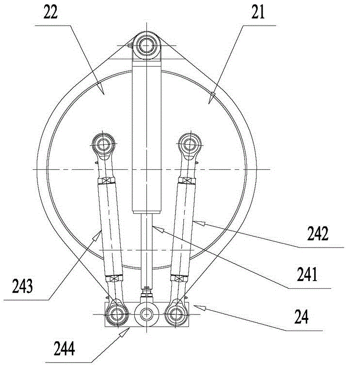 Deep sludge dehydration treatment device and treatment method thereof