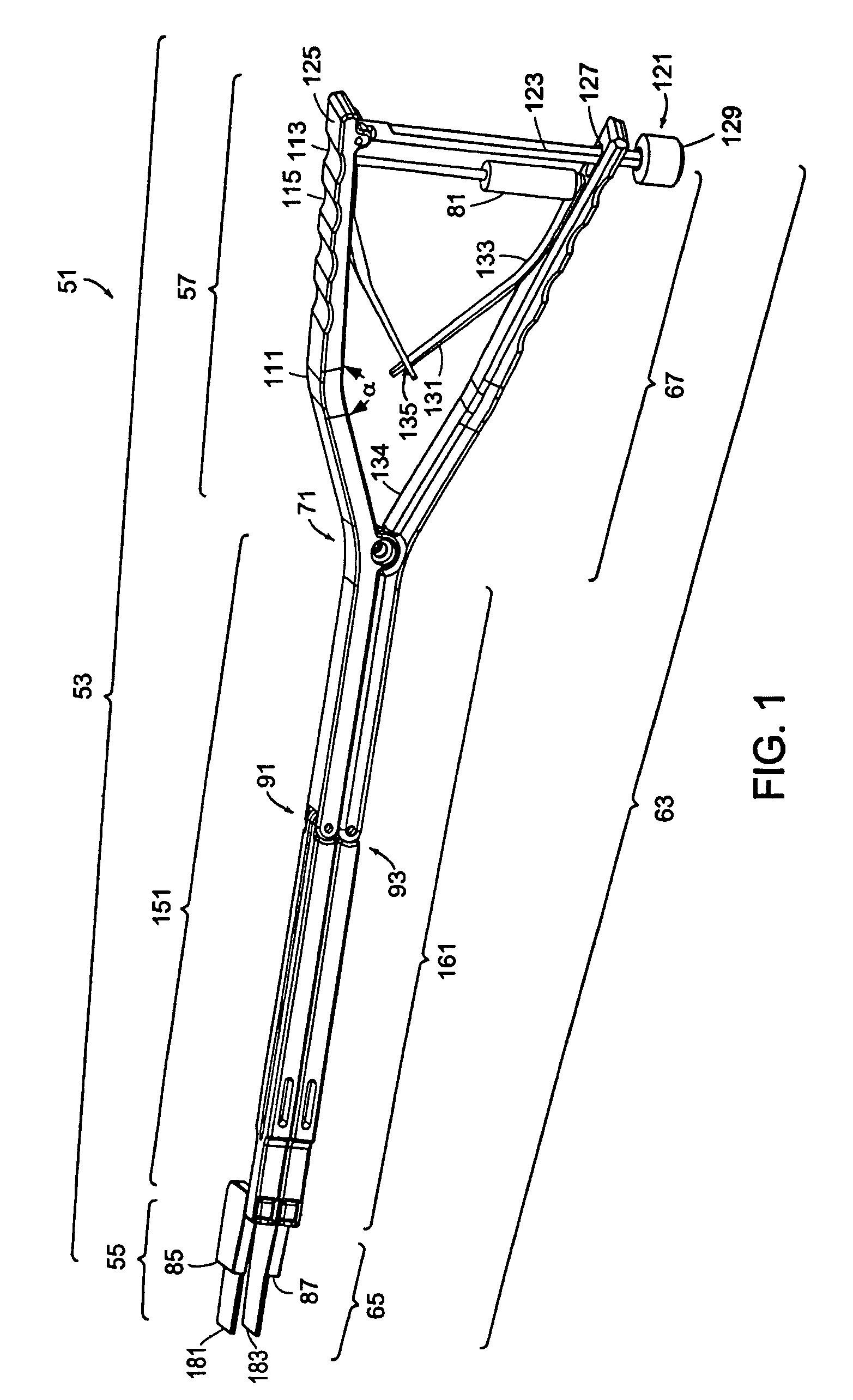 Pivoted tensiometer for measuring tension in an intervertebral disc space