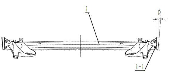 Automobile rear torsion beam hub connecting support assembling surface machining device