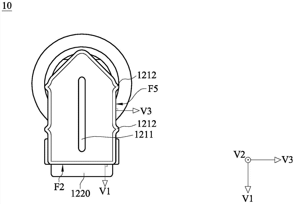 Fastener and its fan structure