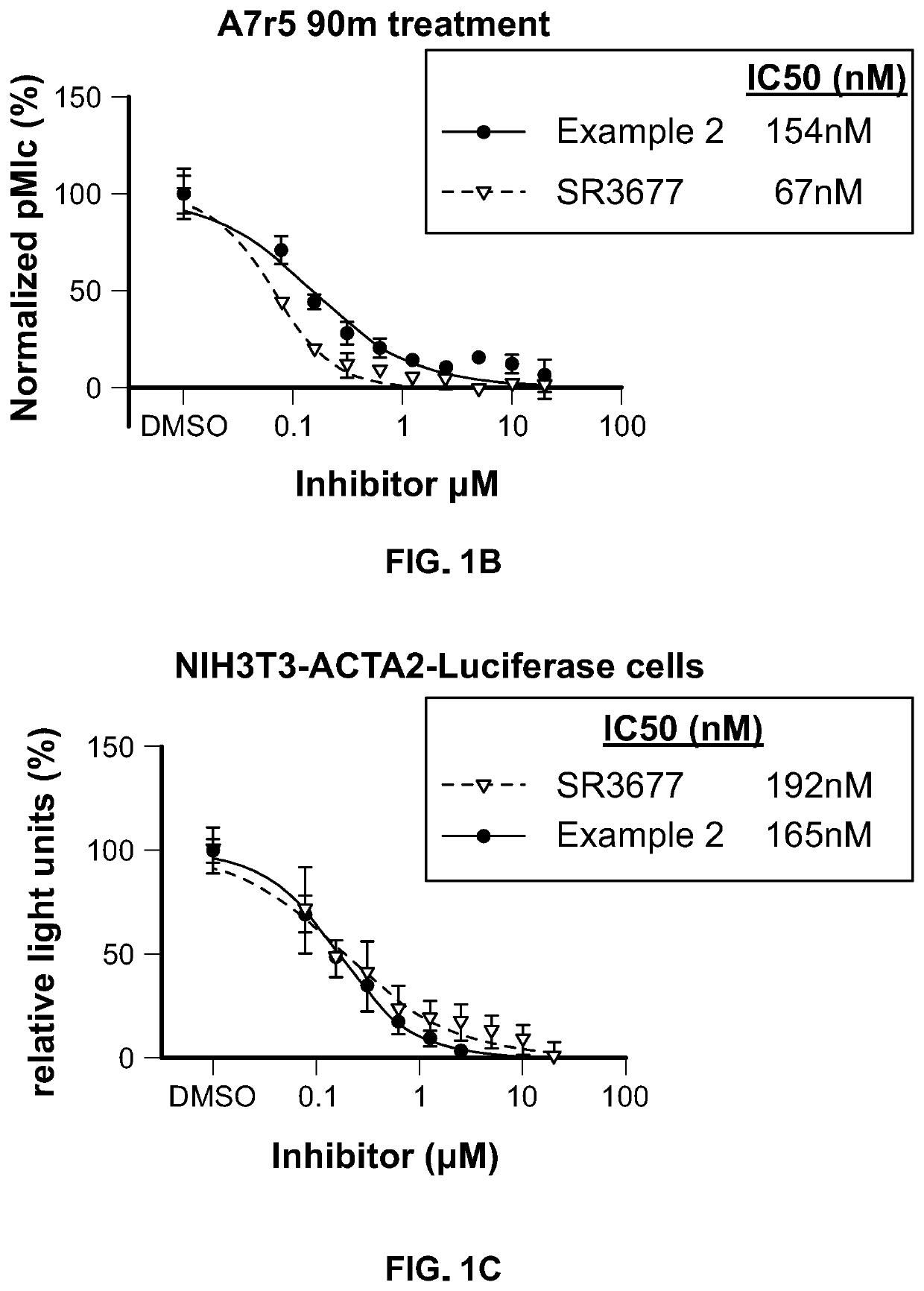 Inhibitors of Rho associated coiled-coil containing protein kinase