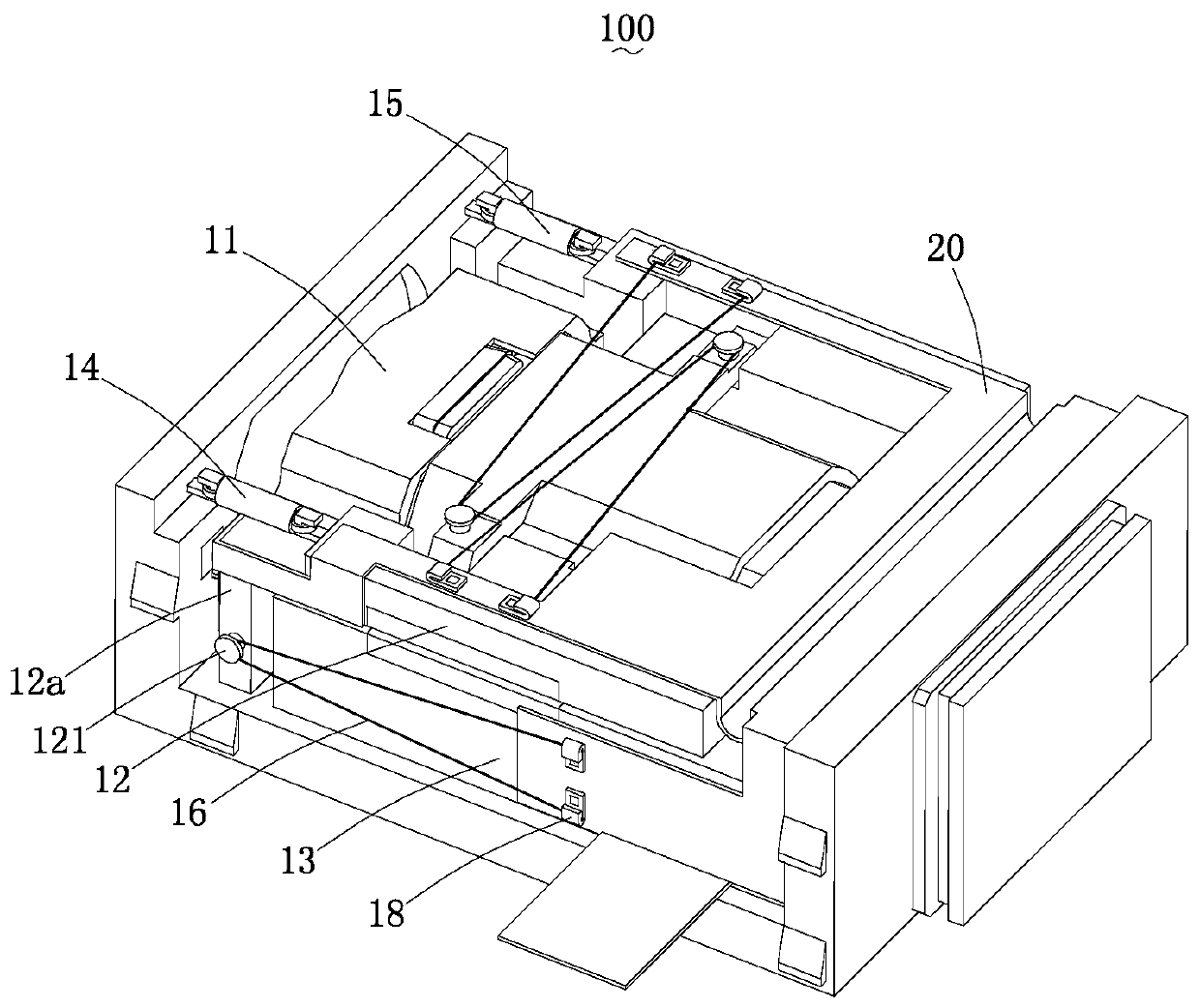 Optical anti-vibration lens assembly and optical anti-vibration method thereof