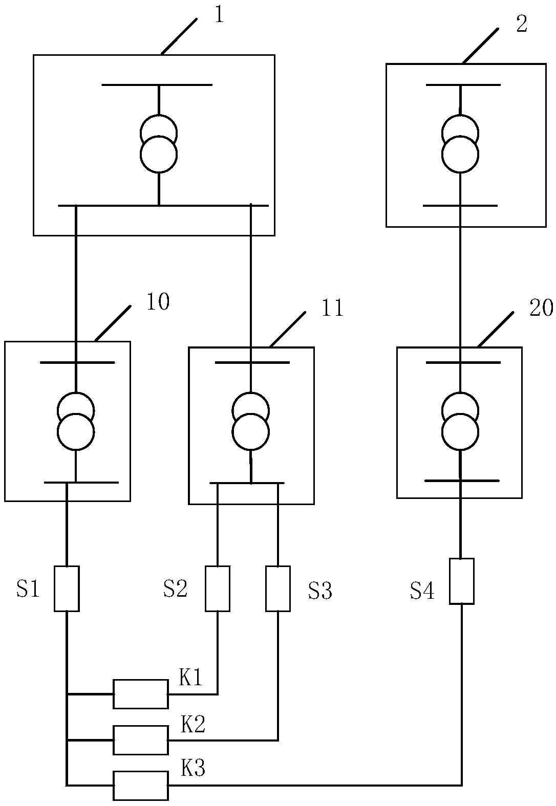 Loop closing power supply switching control method, device and apparatus for distribution network