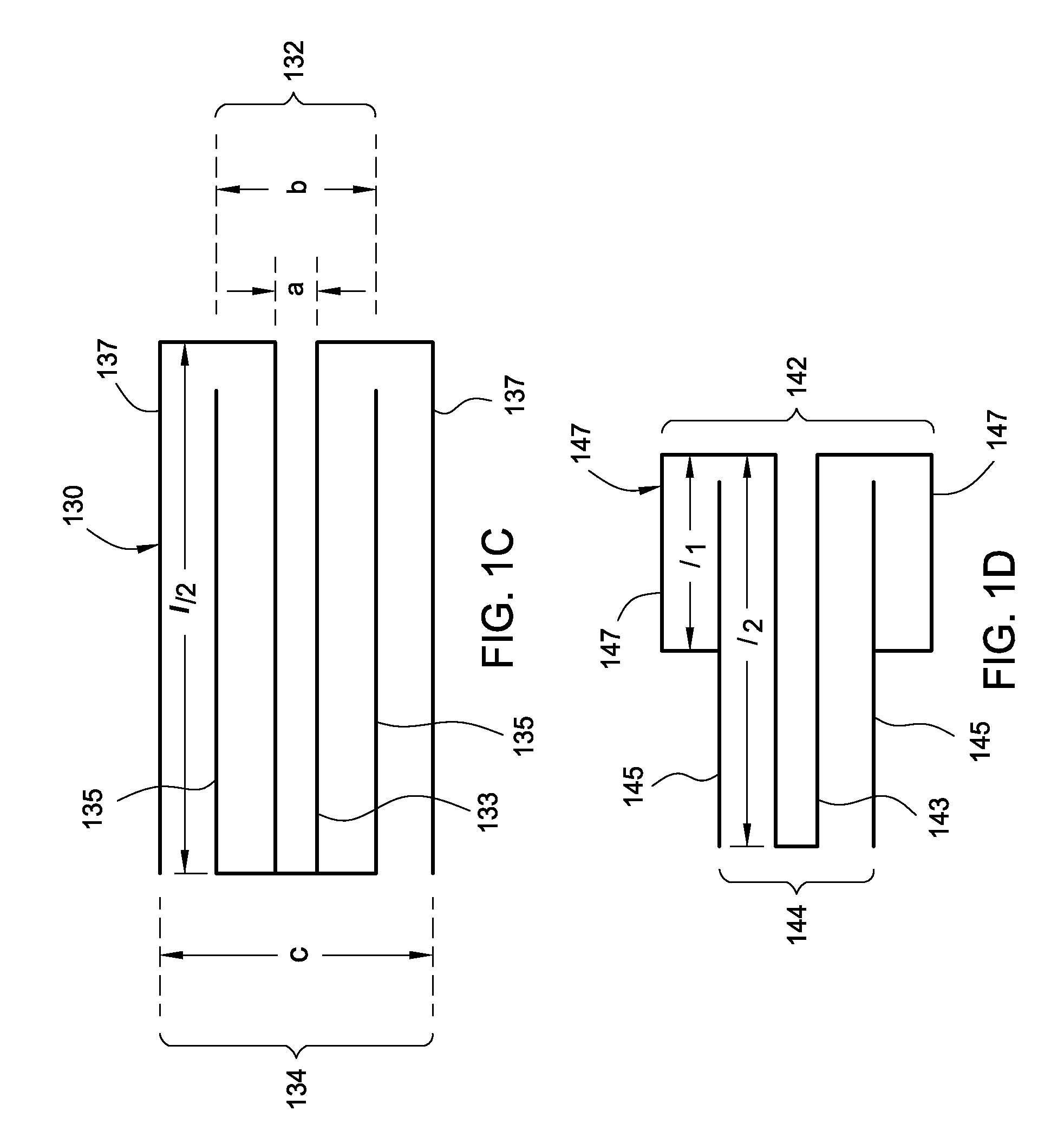 Folded coaxial resonators