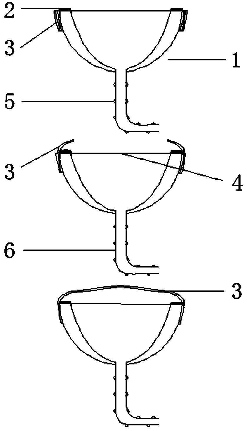 Rain collecting device applicable to urban green belts