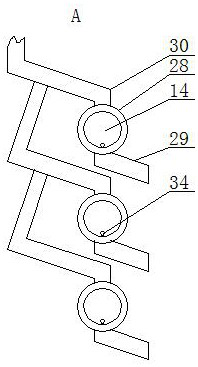 A sewage ozone catalytic oxidation treatment device