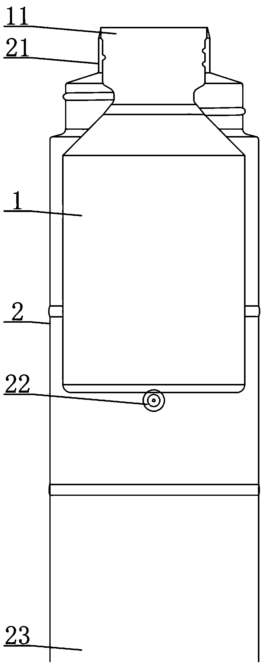 Manufacturing process of double-opening vacuum cup